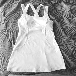 Lululemon White Tank Size 4